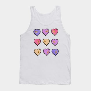 Hearts. Valentines day Tank Top